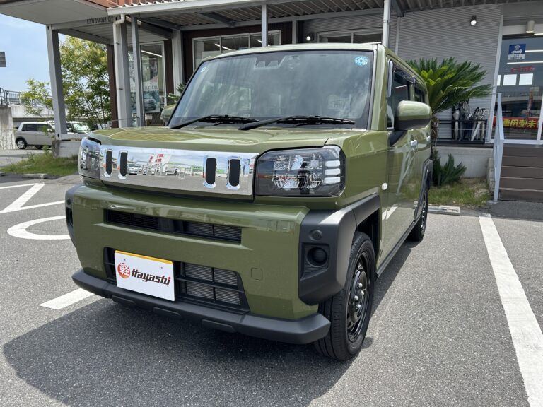 ダイハツ タフト X 中古車 走行距離8,130km 134.9万円 フォレストカーキメタリック 車台番号665