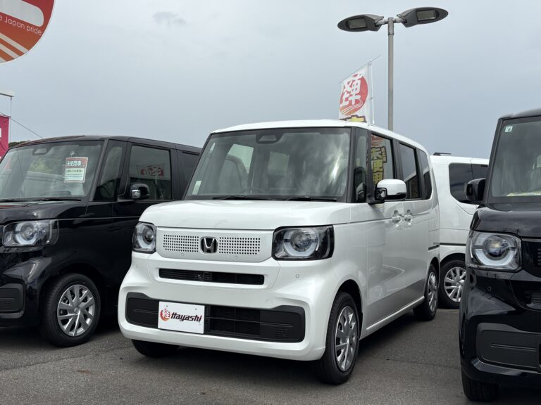 ホンダ N-BOX 届出済未使用車 中古車 走行距離6km 159.9万円 プラチナホワイトパール 車台番号167