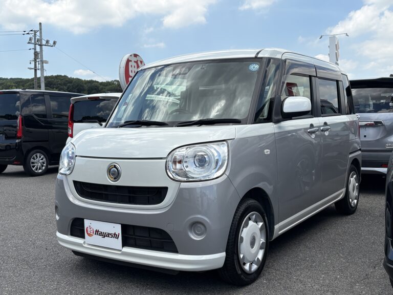 ダイハツ ムーヴキャンバス G SAⅢ 中古車 走行距離78,262km 79.9万円 スムースグレーマイカメタリック/パールホワイトⅢ 車台番号271