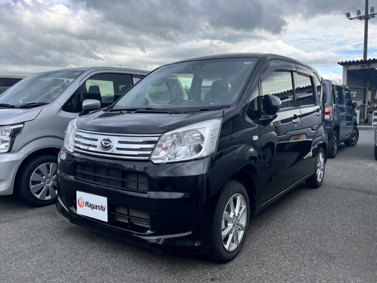 ダイハツ ムーヴ X リミテッドⅡ SAⅢ 中古車 走行距離15,463km 99.9万円 ブラックマイカメタリック 車台番号659