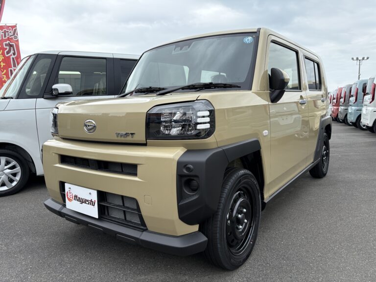 ダイハツ タフト X 届出済未使用車 中古車 走行距離3km 139.9万円 サンドベージュメタリック 車台番号949