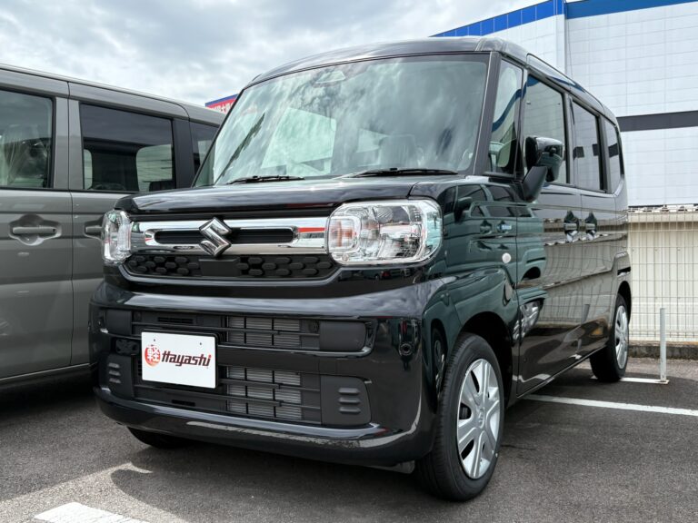 スズキ スペーシア HYBRID G 届出済未使用車 中古車 走行距離4km 149.9万円 ブルーイッシュブラックパール3 車台番号434