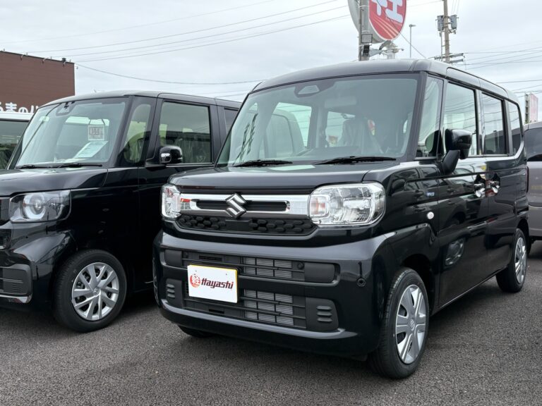 スズキ スペーシア HYBRID G 届出済未使用車 中古車 走行距離3km 149.9万円 ブルーイッシュブラックパール3 車台番号021