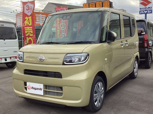 ダイハツ タント L 届出済未使用車 中古車 走行距離6km 139.9万円 サンドベージュメタリック 車台番号975