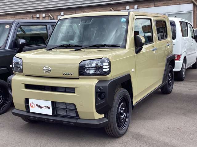 ダイハツ タフト X 届出済未使用車 中古車 走行距離9km 139.9万円 サンドベージュメタリック 車台番号504