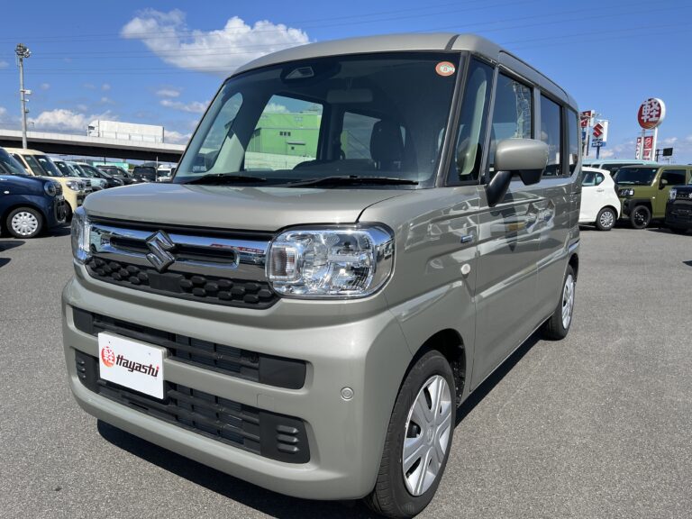 スズキ スペーシア HYBRID G 中古車 走行距離3,328km 139.9万円 モスグレーメタリック 車台番号815