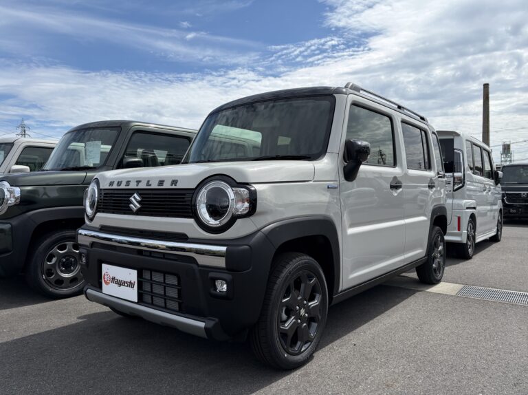 スズキ ハスラー タフワイルド 届出済未使用車 中古車 走行距離5km 179.9万円 ソフトベージュメタリック/ブルーイッシュブラックパール3 車台番号553