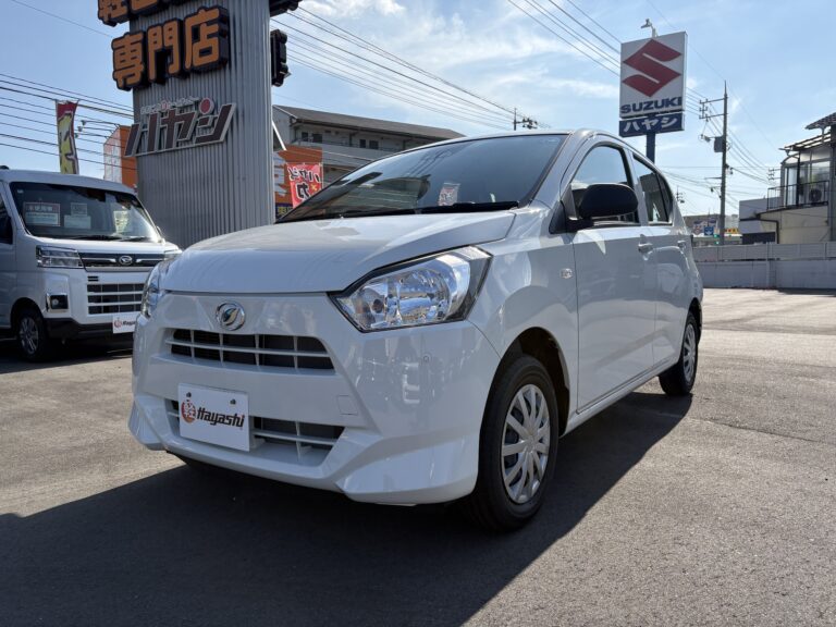 ダイハツ ミライース L SAⅢ 届出済未使用車 中古車 走行距離11km 104.9万円 ホワイト 車台番号600