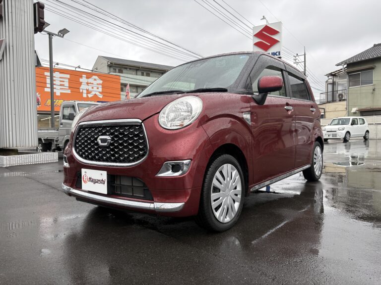 ダイハツ キャストスタイル XリミテッドSAⅢ 中古車 走行距離35,492km 99.9万円 ファイアークォーツレッドメタリック 車台番号018