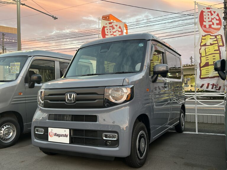 ホンダ N-VAN FUN 届出済未使用車 中古車 走行距離14km 174.9万円 ソニックグレーパール 車台番号398